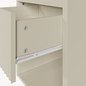 Nachtkast Nand met lade en open vak 55x45x39 cm [en.casa]