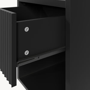 Nachtkast Nand met lade en open vak 55x45x39 cm [en.casa]