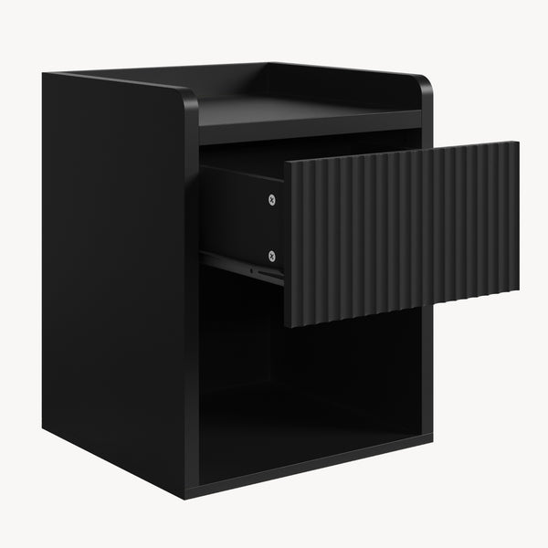 Nachtkast Nand met lade en open vak 55x45x39 cm [en.casa]