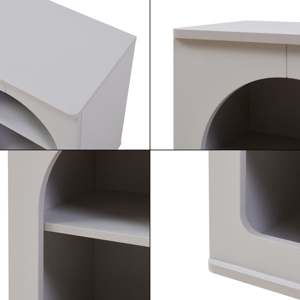 Nachtkastje Trorhun 48x40x30 cm [en.casa]