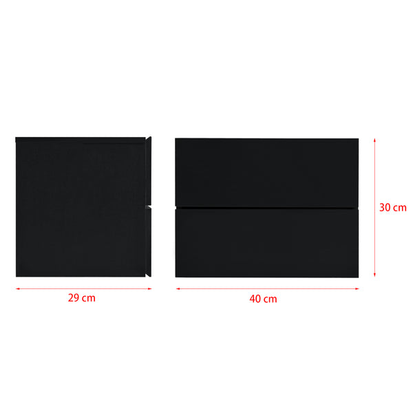 Nachtkastje zwevend Ampfing 40x29x30 cm [en.casa]