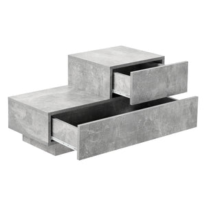 Design nachtkastje Sebokeng rechts met lades 38x70x35 cm - verschillende kleuren