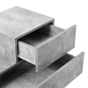 Design nachtkastje Sebokeng rechts met lades 38x70x35 cm - verschillende kleuren