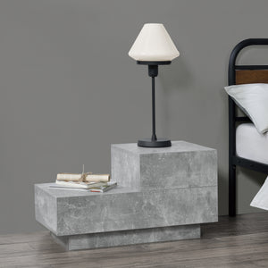 Design nachtkastje Sebokeng rechts met lades 38x70x35 cm - verschillende kleuren