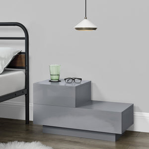 Design nachtkastje Sebokeng links met lades 38x70x35 cm - verschillende kleuren