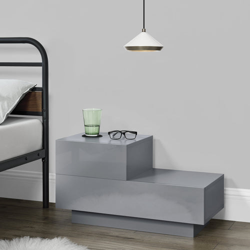 Design nachtkastje Sebokeng links met lades 38x70x35 cm - verschillende kleuren