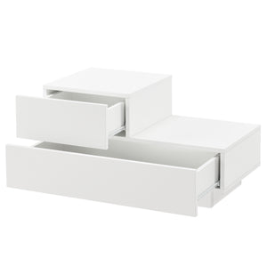 Design nachtkastje Sebokeng links met lades 38x70x35 cm - verschillende kleuren