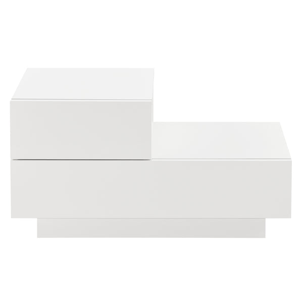 Design nachtkastje Sebokeng links met lades 38x70x35 cm - verschillende kleuren