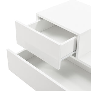 Design nachtkastje Sebokeng links met lades 38x70x35 cm - verschillende kleuren
