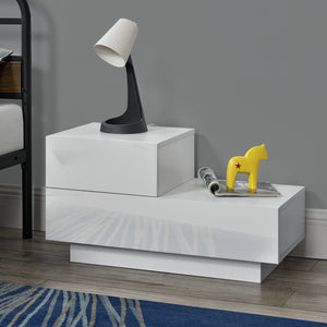 Design nachtkastje Sebokeng links met lades 38x70x35 cm - verschillende kleuren