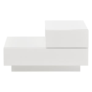 Design nachtkastje Sebokeng rechts met lades 38x70x35 cm - verschillende kleuren