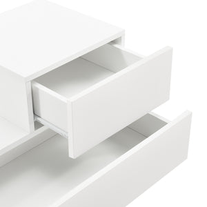 Design nachtkastje Sebokeng rechts met lades 38x70x35 cm - verschillende kleuren