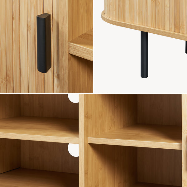 Tv meubel Tvedestrand 140x40x55 cm [en.casa]