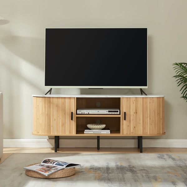Tv meubel Tvedestrand 140x40x55 cm [en.casa]