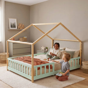 Kinderbed Treviolo huisbed [en.casa]