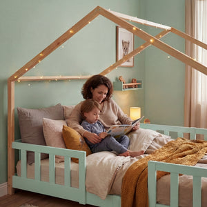 Kinderbed Treviolo huisbed [en.casa]