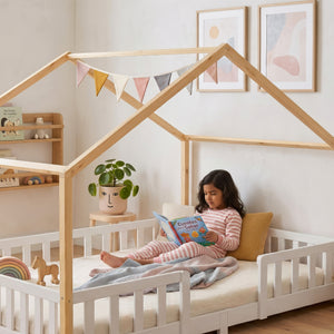 Kinderbed Treviolo huisbed [en.casa]