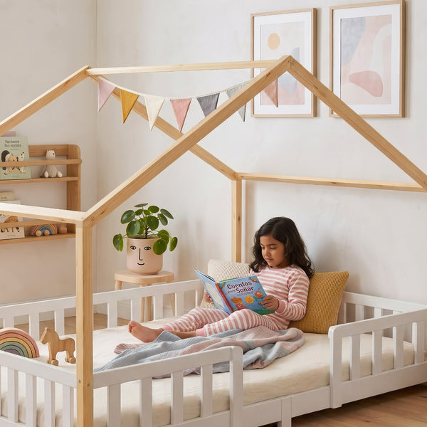 Kinderbed Treviolo huisbed [en.casa]