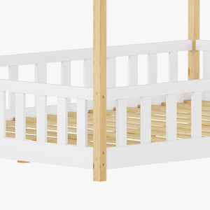 Kinderbed Treviolo huisbed [en.casa]