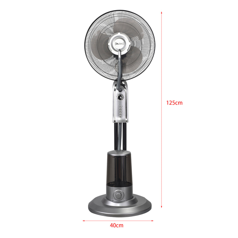 Maatschets Mist staande ventilator 75 W 3,2 liter 125x40x40 cm - 2 varianten