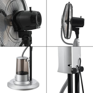 Mist staande ventilator 75 W 3,2 liter 125x40x40 cm - 2 varianten