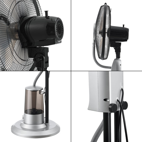 Mist staande ventilator 75 W 3,2 liter 125x40x40 cm - 2 varianten