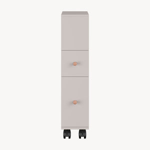 Niches kast op wieltjes Broreynna 66x15x33 cm [en.casa]