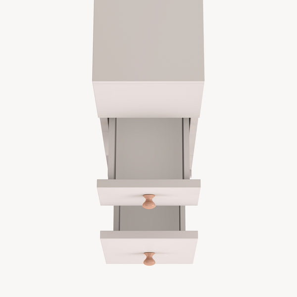 Niches kast op wieltjes Broreynna 66x15x33 cm [en.casa]
