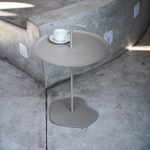 Bijzettafel Calimera staal Ø38 cm met handgreep casa.pro