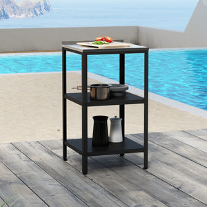 Bijzettafel Bolognano voor buiten 92x50x50 cm casa.pro