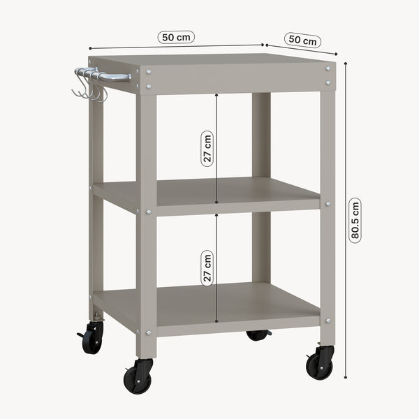 Trolley Bolognano serveerwagen met wielen casa.pro