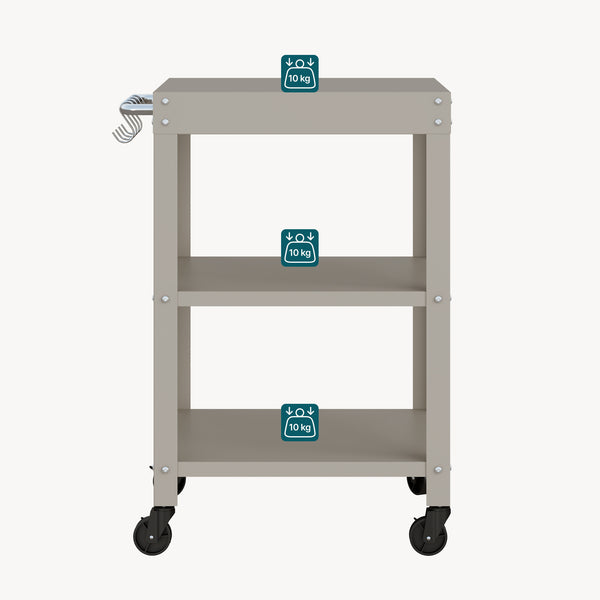 Trolley Bolognano serveerwagen met wielen casa.pro
