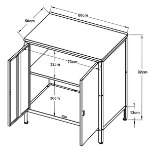 Kast Bolognano voor buiten 92x80x50 cm casa.pro