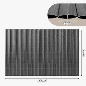 PVC Tuinscherm Cefalu antraciet casa.pro