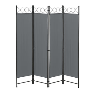 Raumteiler Saragossa 4 - delig 160x171 cm verschillende kleuren en.casa - premiumXL