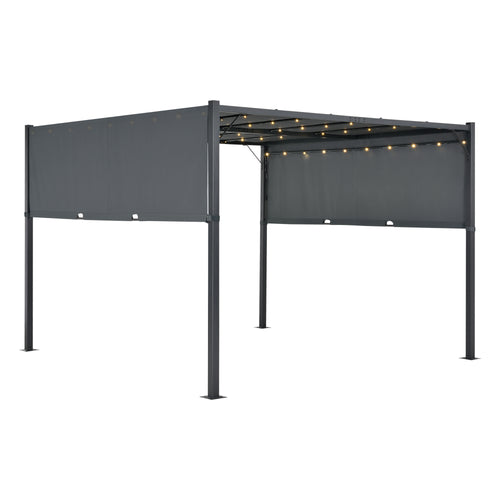 Pergola Fortaleza tuinpaviljoen met LED verlichting - 4 varianten