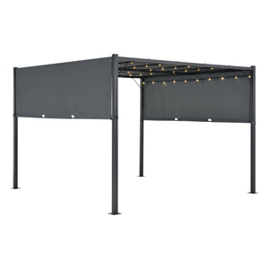 Pergola Fortaleza tuinpaviljoen met LED verlichting - 4 varianten