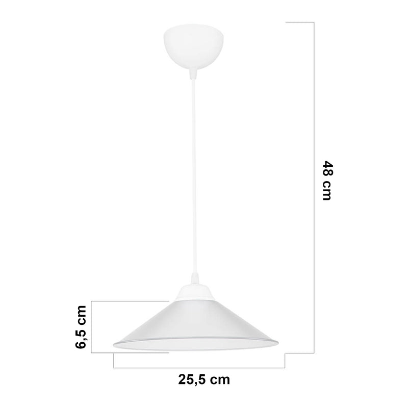 Maatschets [lux.pro] Hanglamp Hereford E27 - 6 varianten