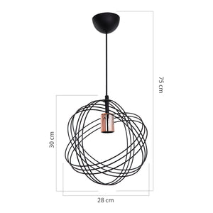 [lux.pro] Hanglamp Hove E27 - 3 varianten