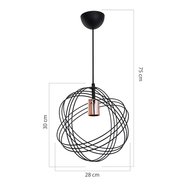 [lux.pro] Hanglamp Hove E27 - 3 varianten