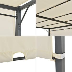 Pergola Fortaleza tuinpaviljoen met LED verlichting - 4 varianten