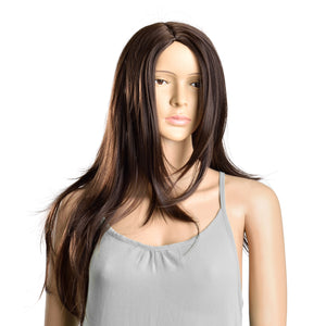[in.tec]® Pruik - Synthetisch haar - kunst haar - verschillende kleuren