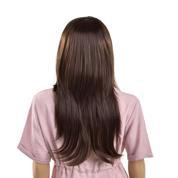 [in.tec]® Pruik - Synthetisch haar - kunst haar - verschillende kleuren