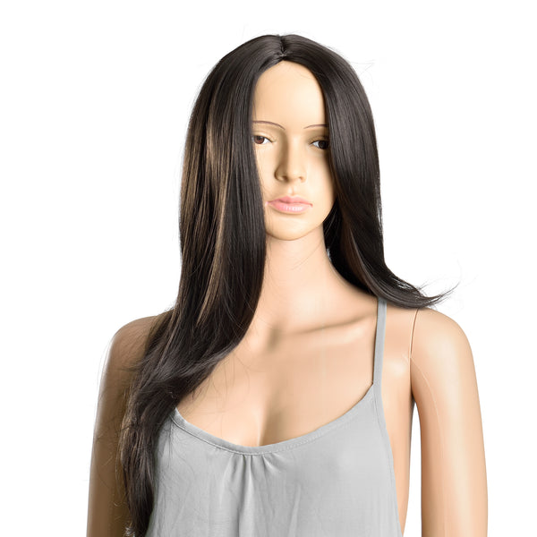 [in.tec]® Pruik - Synthetisch haar - kunst haar - verschillende kleuren
