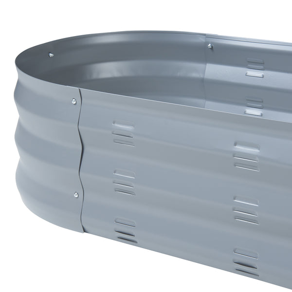 Plantenbak Alfedena bloembak ovaal antraciet casa.pro