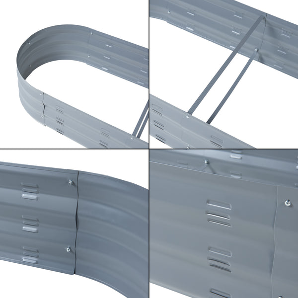 Plantenbak Alfedena bloembak ovaal antraciet casa.pro