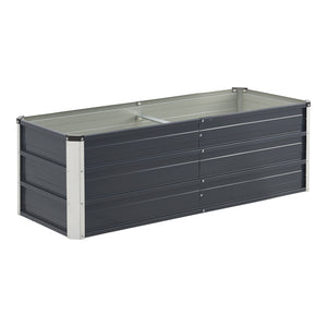 [en.casa] Moestuinbak Nijmegen staal antracietgrijs - 3 varianten