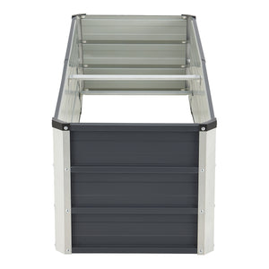 [en.casa] Moestuinbak Nijmegen staal antracietgrijs - 3 varianten