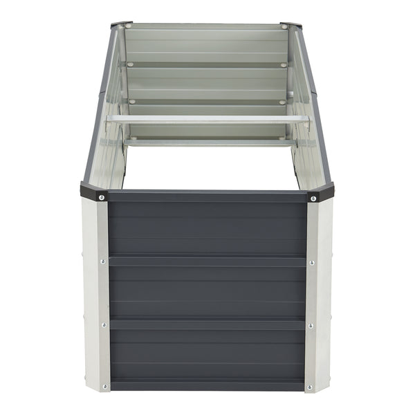 [en.casa] Moestuinbak Nijmegen staal antracietgrijs - 3 varianten