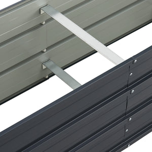 [en.casa] Moestuinbak Nijmegen staal antracietgrijs - 3 varianten